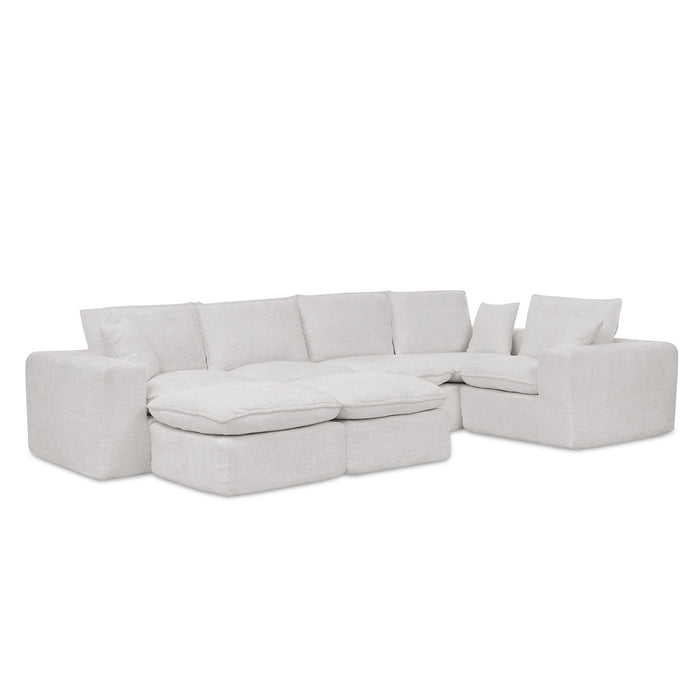 Sectional Sofa With Moveable Ottoman