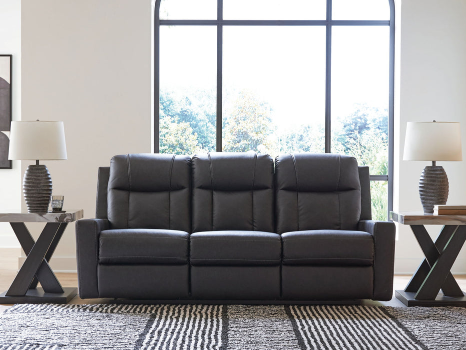 Mackmenville - Reclining Sofa - Carbon