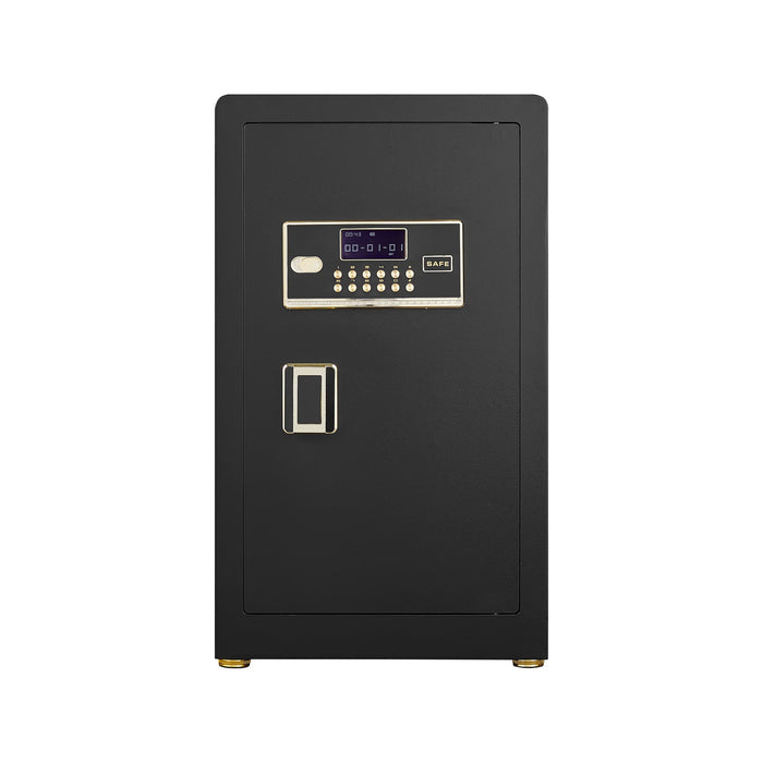 Security Electronic Home Safe With Digital Lock, Removable Shelf, Mute Function, Interior For Documents, Cash, Jewelry
