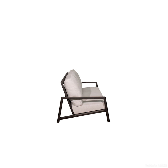Verona - Seating Sofa - Dark Espresso / Gray / Off White