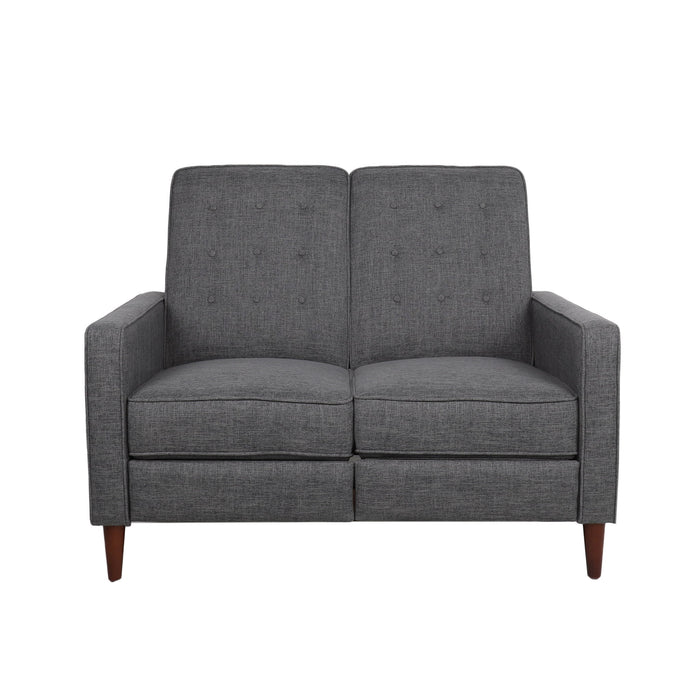Manville - Contemporary Tufted Loveseat Pushback Recliner
