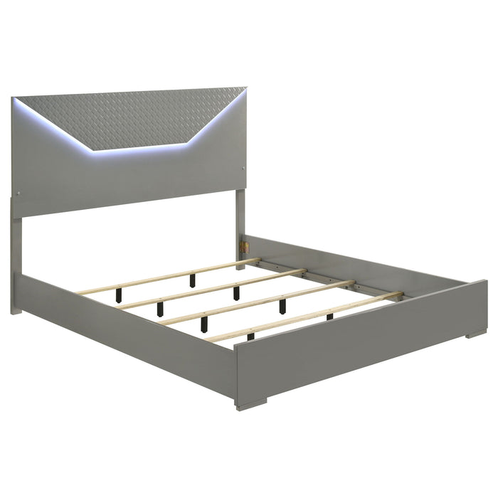 Pierce - Panel Bed LED Headboard