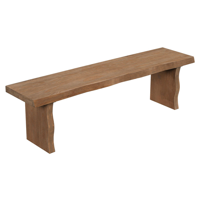 Indoor Dining Bench, Fits 3 People - Pine