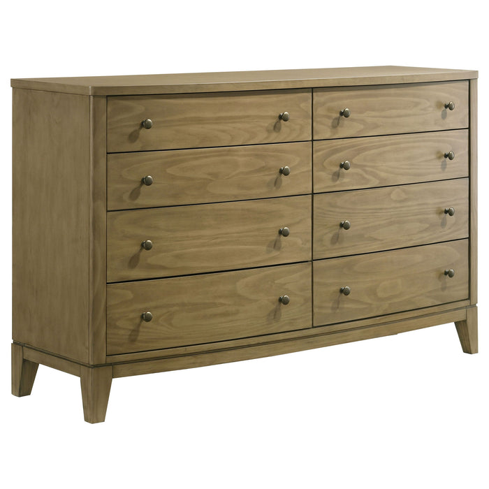 Menlo - 8 Drawer Dresser Cabinet - Natural
