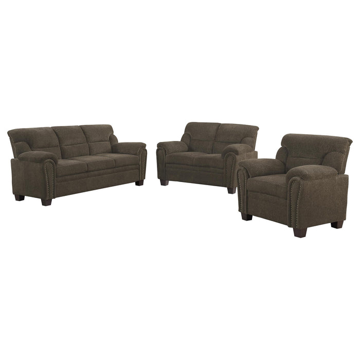 Jallieu - 3 Piece Living Room Set - Brown