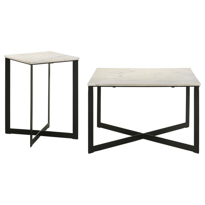 Tobin - Marble Top Coffee And End Table Set