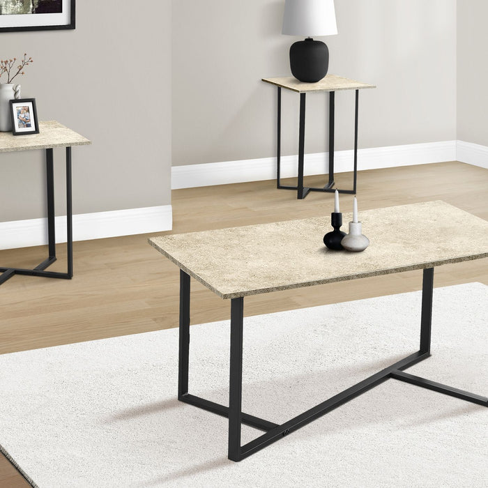 Contemporary 3 Piece Table Set