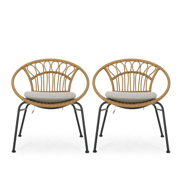 Banya - Chair (Set of 2) - Light Brown