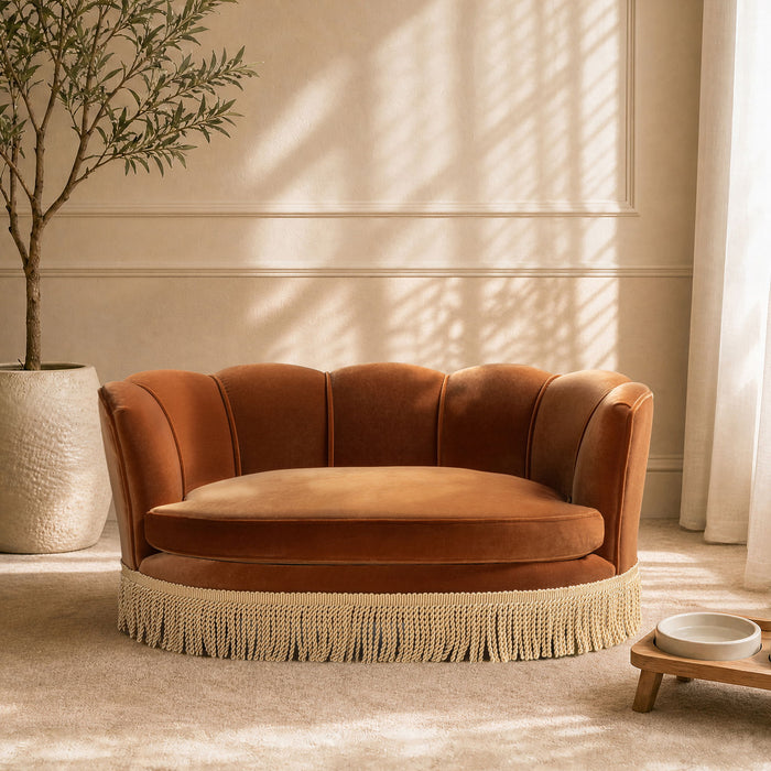 Clara - Scalloped Pet Sofa Bed