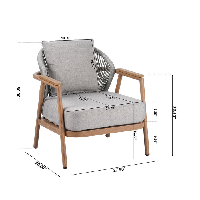Orla - Outdoor Rope Club Chair