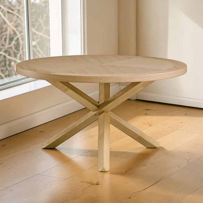 Kasem - Round Dining Table - Oak
