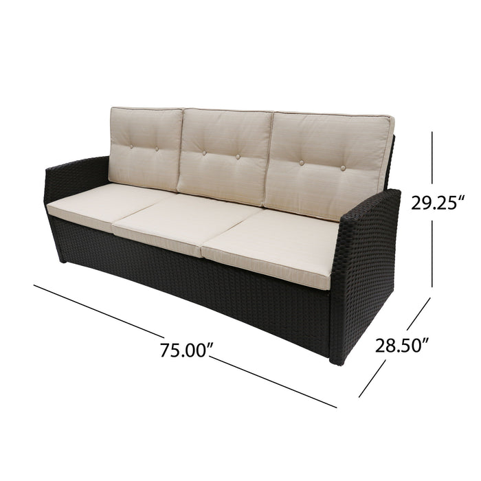 St Marta - 3 Seater - Dark Brown