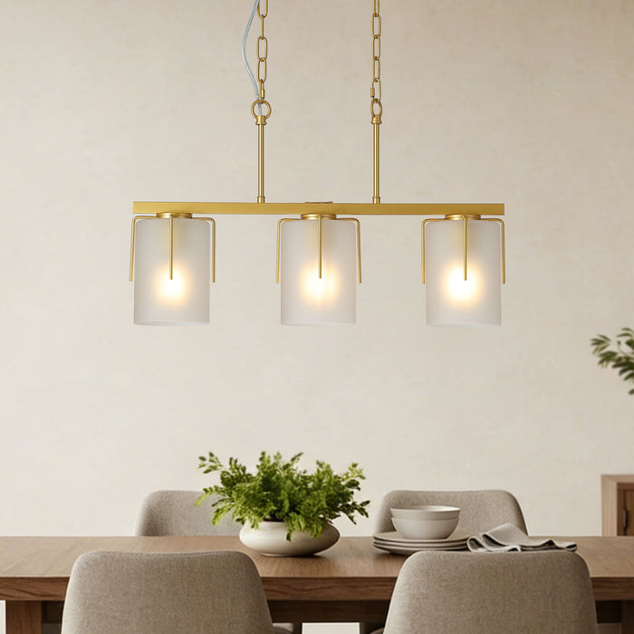 Adjustable Cylindrical Pendant Light