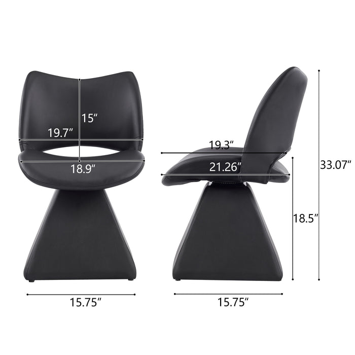 Modern Swivel Dining Chair With High Back