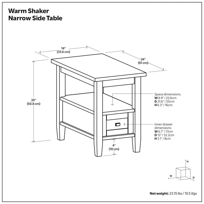 Warm Shaker - Handcrafted Table