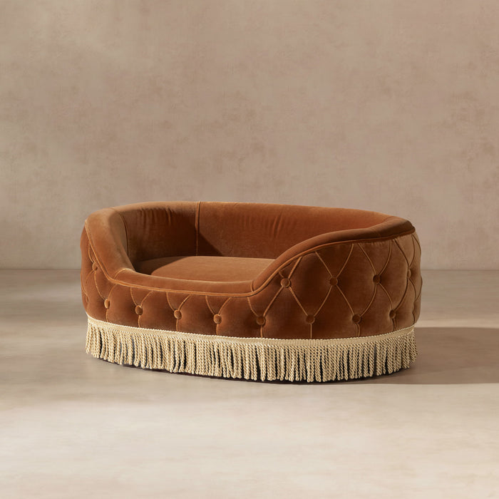 Monroe - Dog Sofa Bed - Burnt Orange