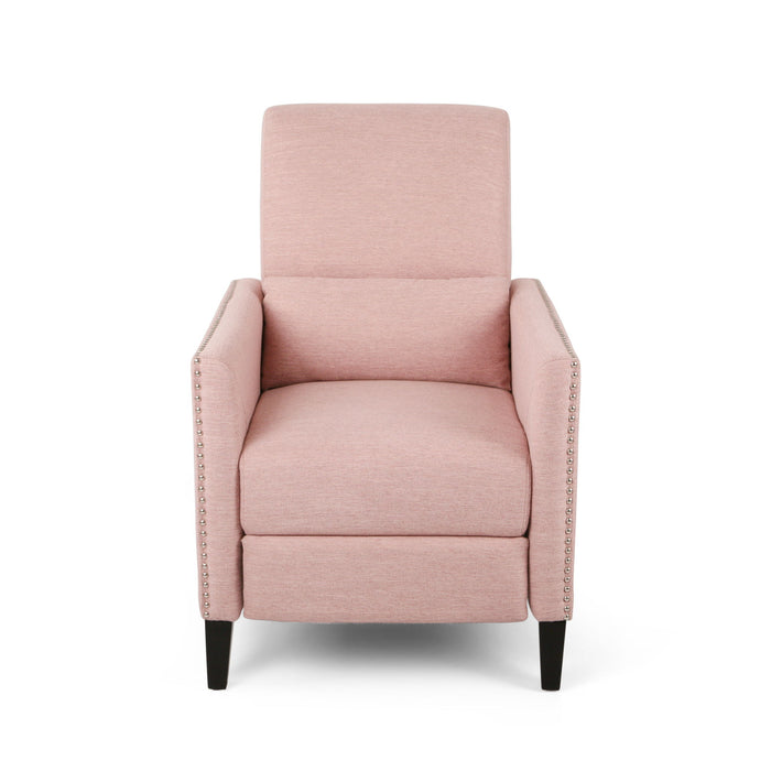 Kiersten - Contemporary Fabric Pushback Recliner