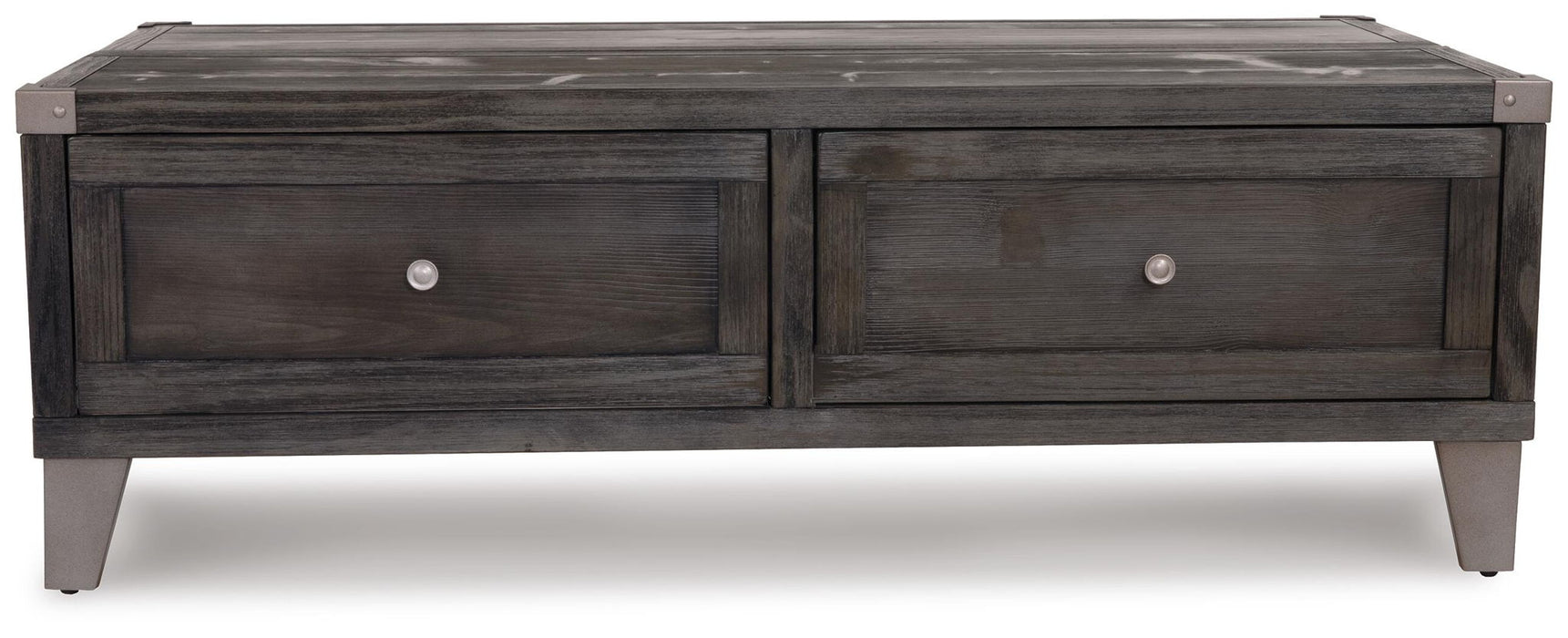 Todoe - Lift Top Cocktail Table - Dark Gray