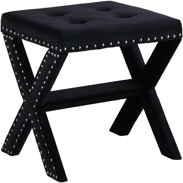 Upholstered Accent Bench With Nailhead Trim