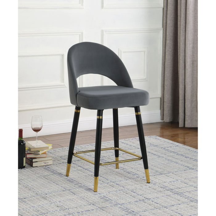 Open Back Counter Height Stools (Set of 2)