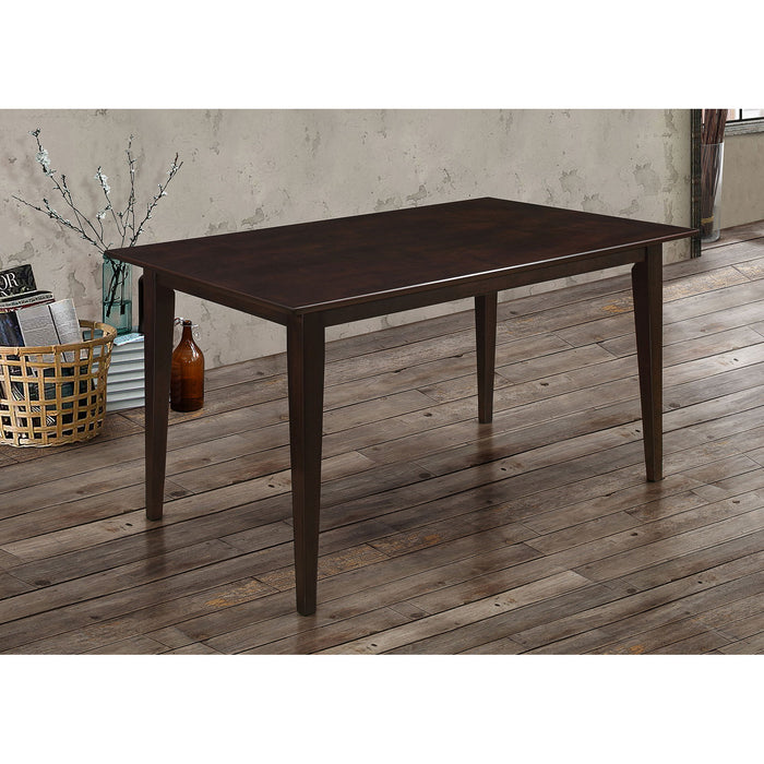 Henin - Rectangle Dining Table - Cappuccino