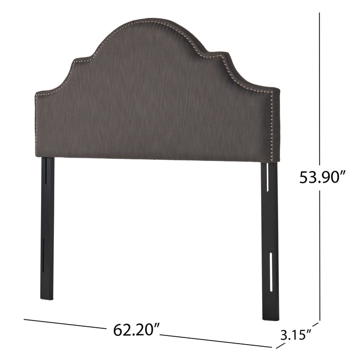 Lenne - Fabric Queen / Full Headboard - Gray