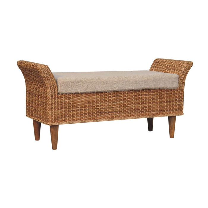 Riviera - Woven Bench - Oak