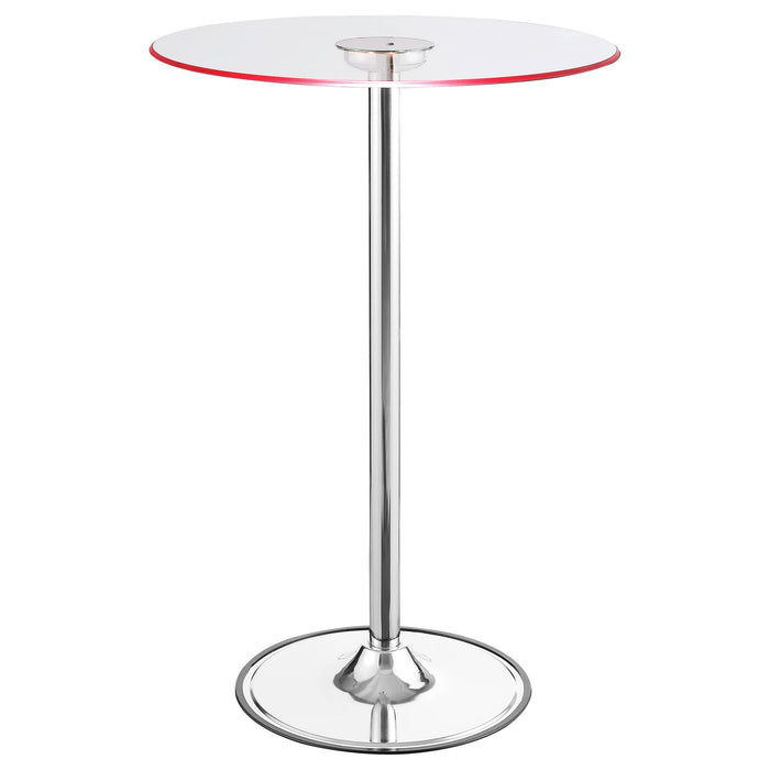 Indra - LED Bistro Table - Chrome