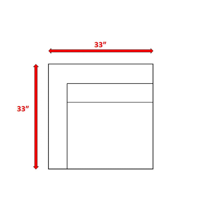 Right Left Sectional 1 Patio Chair With Cushions - Multicolor