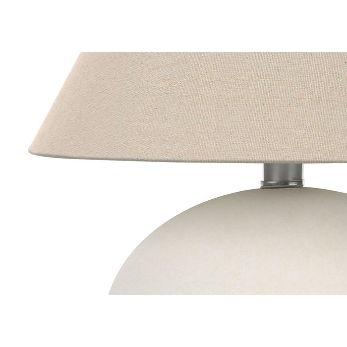 Lighting, Table Lamp Contemporary - Cream
