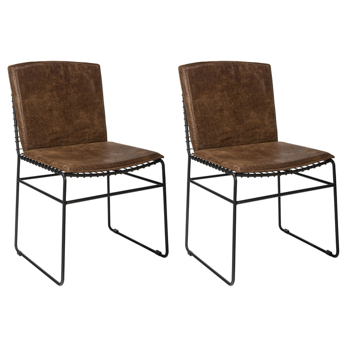 Arthur - Dining Chairs (Set of 2) - Antique Brown