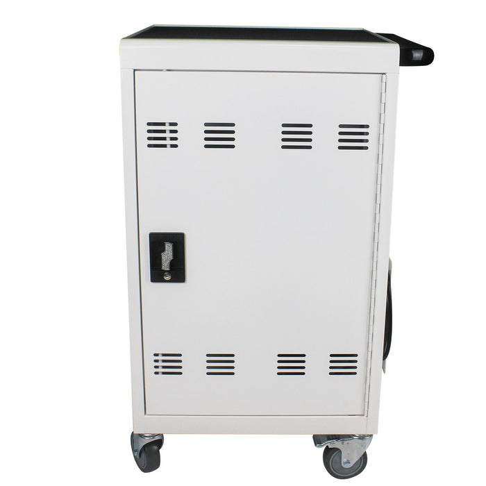 Mobile Charging Cart And Cabinet For Tablets Laptops 30 Device With Combination Lock