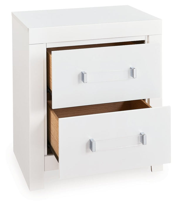 Maeling - Two Drawer Night Stand
