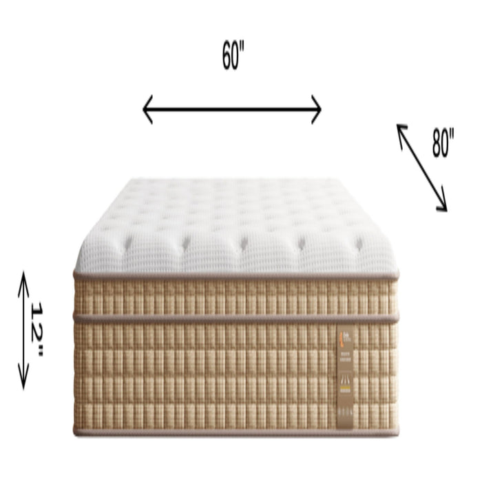 12" Hybrid Mattress With Innersprings & Gel Memory Foam