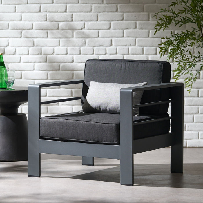 Cape Coral - Club Chair - Dark Gray