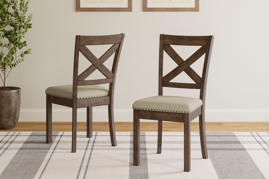 Moriville - Bege - Dining Uph Side Chair (conjunto de 2)