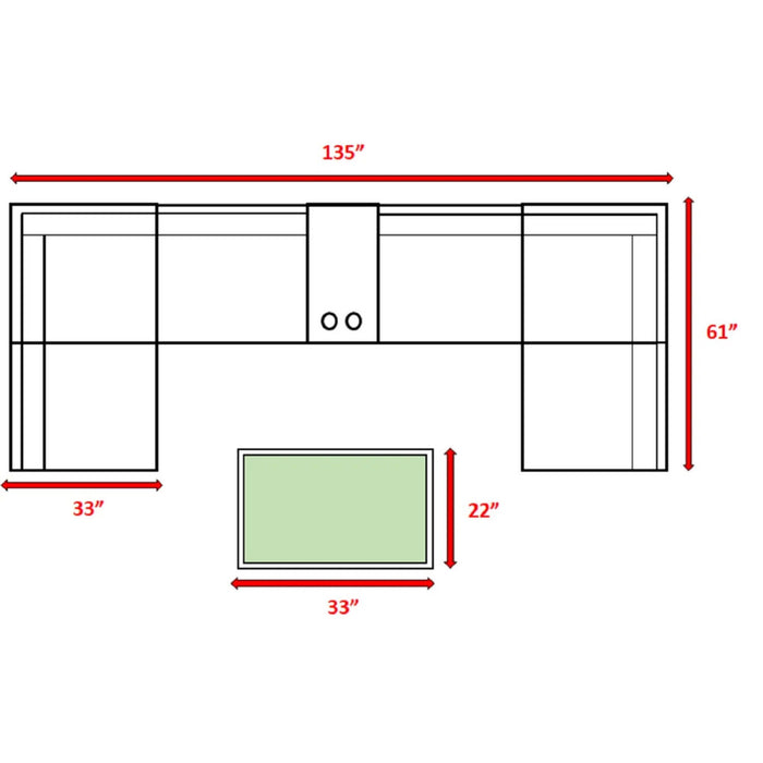 Stylish Modular Wicker Patio Seating Group