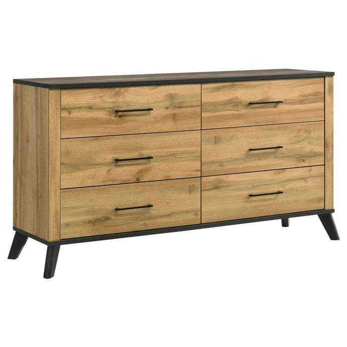 Fraser - 6 Drawer Dresser Cabinet - Natural