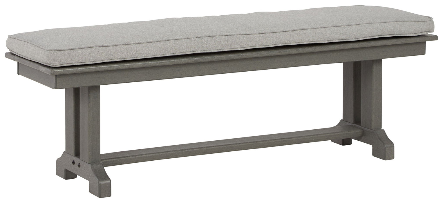 Visola - Bench with Cushion - Gray