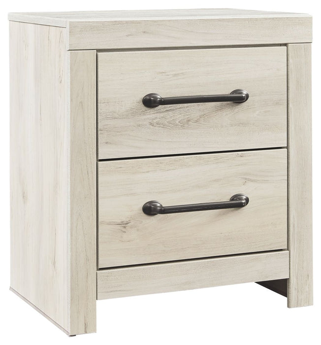 Cambeck - Two Drawer Night Stand - Whitewash