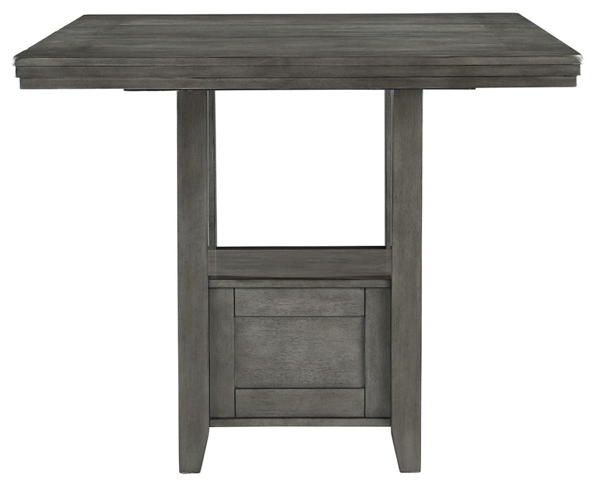 Hallanden - Rectangular Dining Room Counter Extension Table - Gray