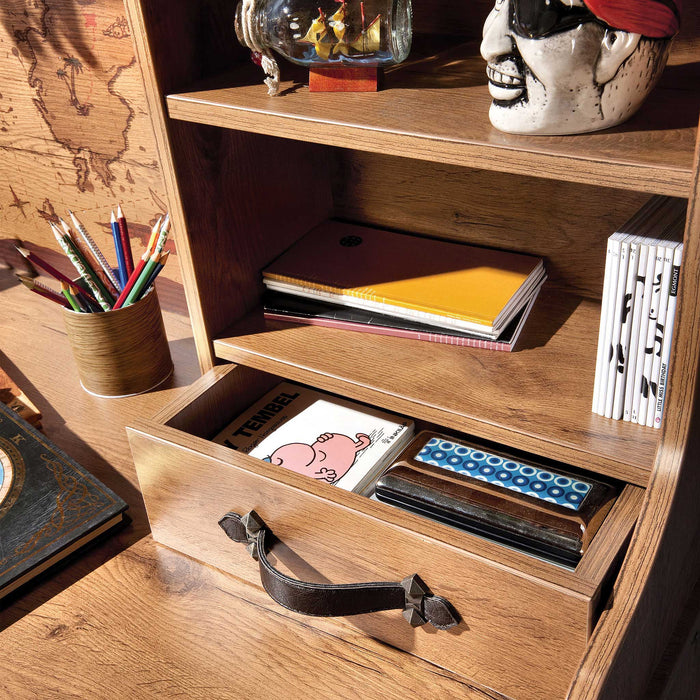 Pirate - Study Desk & Hutch - Brown