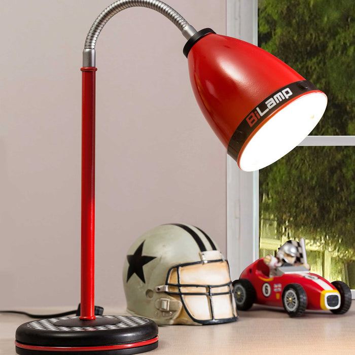 GTS - Gooseneck Table Lamp - Red