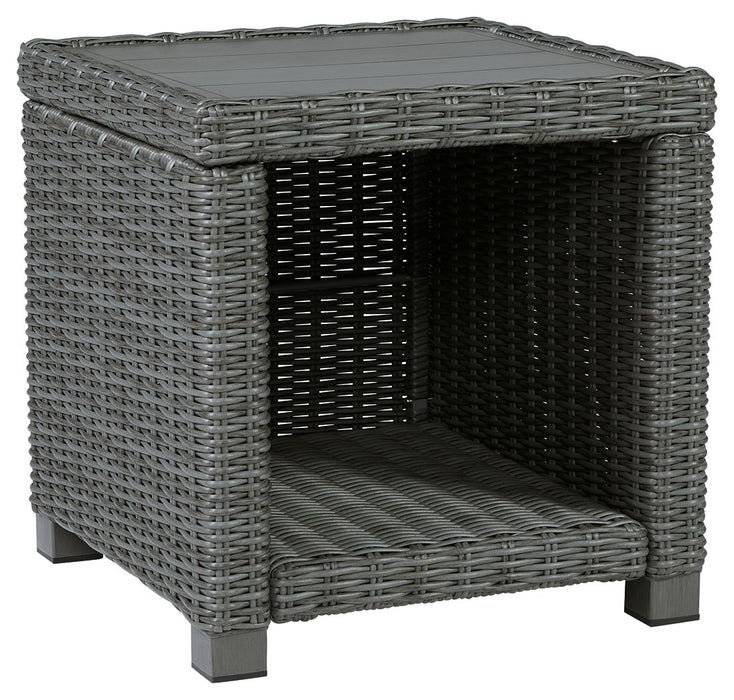 Elite Park - Square End Table - Gray