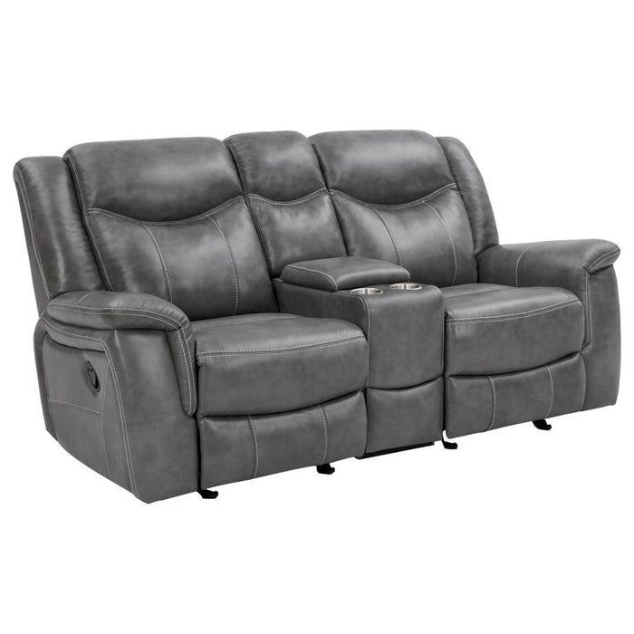Conrad - Motion Loveseat - Cinza