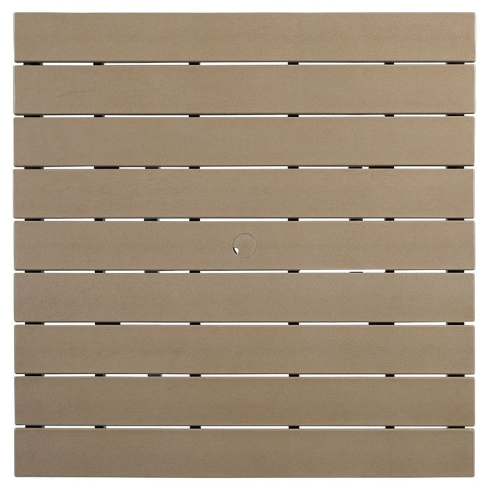 Fairen Trail - Negro / Driftwood - Mesa cuadrada Tbl W/Umb Opt